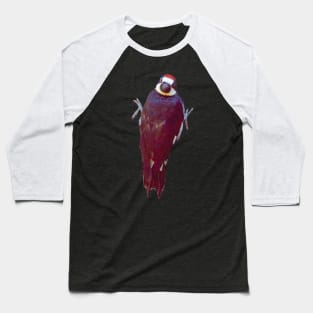 Acorn Woodpecker Looking Over It's Back Baseball T-Shirt